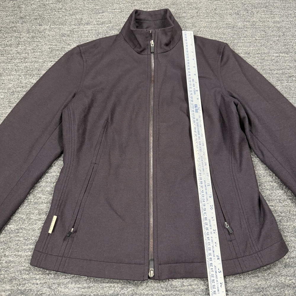 Icebreaker Coastal Jacket Women Large Purple Merino Wool Full Zip Outdoor Nature - Picture 6 of 11